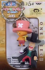 【中古】キーホルダー・マスコット(キャラクター) チョッパー＆ヒルルク ツインなフィギュアキーホルダー Vol.2 「ワンピース」 