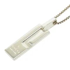 グッチ ロゴプレート SV925 シルバー レディース GUCCI【1-0244134】