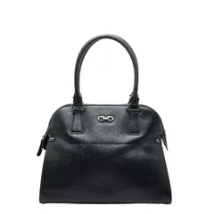 サルヴァトーレフェラガモ ガンチーニ ハンドバッグ トートバッグ EZ-21 C814 ブラック レザー レディース Salvatore Ferragamo【1-0244711】