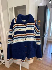 新品 ニット カーディガン ジャケット 55-88 サイズ