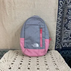 F ザノースフェイス キッズ バイカラー ピンク スリングバック ウェストバッグ