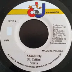 ジャマイカ7” Sizzla Absolutely NONE CJ Records /00080