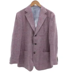 ジャンフランコフェレ GIANFRANCO FERRE  テーラードジャケット ブレザー チェック 50 紫 パープル EJC552331 /BSのサムネイル