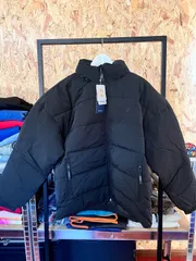 【定価半額以下】FILA heritage「ブラック ダウンジャケット」M  撥水