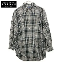 Ralph Lauren ラルフローレン ブレア コットン×リネン チェック 長袖シャツ M