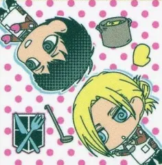 【中古】タオル・手ぬぐい(キャラクター) ベルトルト＆アニ ハンドタオル 「一番くじ 進撃の巨人～飛べ!調査兵団!!～」 F賞