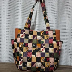 市松模様  特大チューリップバック