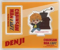 【中古】アクリルスタンド・アクリルパネル デンジ 「劇場版 チェンソーマン レゼ篇 チェンソーマンカフェ in BOX cafe＆space ミニキャラアクリルスタンド」