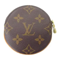 ルイヴィトン LOUIS VUITTON M61926 ポルト モネ ロン コインケース 財布 小銭入れ 丸型 モノグラム A1127
