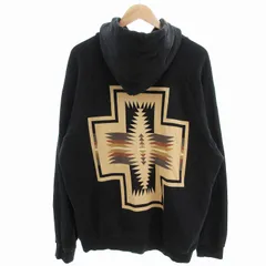 ペンドルトン PENDLETON ラグランバックプリントスウェットフーディ パーカー M 黒 ブラック 1475-5006 /OUのサムネイル