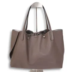 GIANNI CHIARINI ジャンニキャリーニ ポーチ付き♪ 2WAY リバーシブル レザー トート バッグ Sz.F レディース