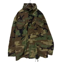 【US ARMY】 94年納入 米軍 実物 M-65 ウッドランドカモ フィールドジャケット S-3671
