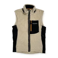 mont-bell モンベル ジップアップ フリース ベスト サイズ S /メンズ/アウトドア/クリマエア/アイボリー系