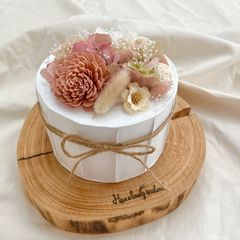 クレイケーキ 金箔ムラ塗り土台 プレート付き - メルカリ