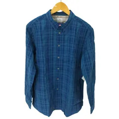 ピーエスポールスミス PS Paul Smith タータンチェック コットン長袖シャツ メンズ JPN：XL 