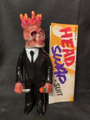 キムラトイ HEAD SWAP×SUIT 薔薇とナイフ 黒成型/赤/白 - メルカリ