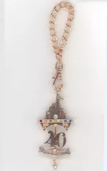 【中古】キーホルダー シンデレラ城(ロゴ) チャーム 「東京ディズニーリゾート40周年 ドリームゴーラウンド」 東京ディズニーリゾート ガラスの靴限定