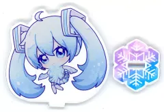 【中古】アクリルスタンド・アクリルパネル 初音ミク(四季の移ろい) ミニアクリルスタンド 「SNOW MIKU」