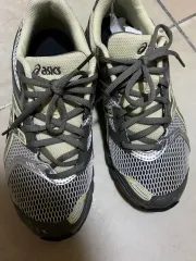 アシックス ゲル DS トレーナー 14 トリュフ グレー ピュア シルバー 235