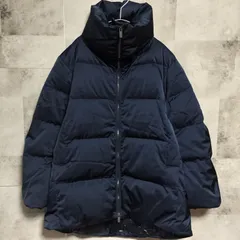 【極美品】UNIQLO +J ユニクロプラスジェイ　ボリュームダウンジャケット　Sサイズ　ネイビー 紺色　ジルサンダー コラボ　443929　オーバーサイズ　ビックシルエット