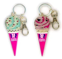 【中古】キーホルダー 全2種セット ステンドチャーム 「サーティワン アイスクリーム×Afternoon Tea LIVING」