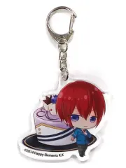 【中古】キーホルダー・マスコット(キャラクター) 朱桜司 「あんさんぶるスターズ!×animatecafe トレーディングアクリルキーホルダー」 アニメイトカフェ限定