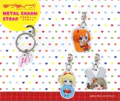 【中古】ストラップ(キャラクター) 高坂穂乃果＆絢瀬絵里＆南ことり＆μ’sロゴ メタルチャームストラップセット(4個組) 「ラブライブ! The School Idol Movie×ローソン」
