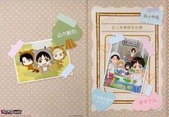 [중고] 수납·휴대용 아이템 집합 앨범풍 일러스트 홀더 [이치반 복권 진격의 거인~진격! 거인 중학교 문화제의 권~] A상