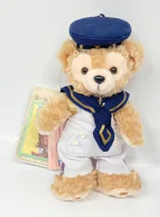 東京ディズニーシー ぬいぐるみバッジ Duffy and Friends ダッフィー(白セーラー/サイド星) 2013