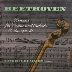 東ドイツLP Beethoven, Arthur Grumiaux, Co Konzert Fur Violine Und Orchester D-dur Opus 61 820126 ETERNA /00260
