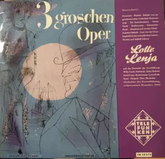 独10” Lotte Lenya 3groschen Oper TW30074 Telefunken /00200