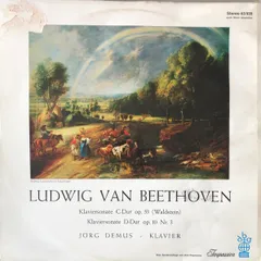 独LP Jorg Demus / Ludwig Van Beetho Klaviersonate C-Dur Op. 53 (Waldstein) / Klavierson 63939 DEUTSCHE BUCH-GEMEIN /00260