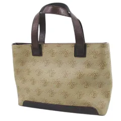 ニナリッチ NINA RICCI トートバッグ ハンドバッグ 総柄 ベージュ 