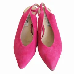 MODE ET JACOMO carino モード エ ジャコモ カリーノ  Vカットバックバンドポインテッドトゥパンプス 73351 22.5cm 【中古】