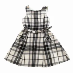 BLUE LABE CRESTBRIDGE ブルーレーベルクレストブリッジ 55J53-418-01 チェック柄 ワンピース ノースリーブ ひざ丈 M 【中古】