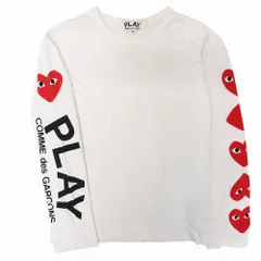 PLAY COMME des GARCONS プレイコムデギャルソン AZ-T262 LS TEE RED Heart ロングスリーブ Tシャツ レッドハート M メンズ 【中古】