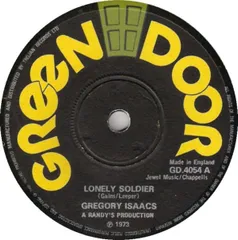 英7” Gregory Isaacs / Impact All St Lonely Soldier GD4054 Green Door /00080