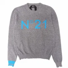 N21 numero ventuno ヌメロヴェントゥーノ 18AU-A003-7081 ロゴニット セーター プルオーバー トップス 長袖 46 M メンズ 【中古】のサムネイル