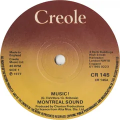 英7” Montreal Sound Music! CR145 Creole Records /00080
