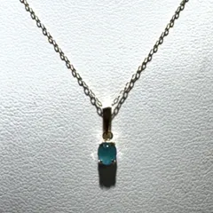 k18パライバトルマリンペンダントネックレスNO25-2444 - メルカリ