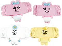 【4月上旬入荷】おぱんちゅうさぎ　からだ付きフェイスヘアバンド　（おぱんちゅうさぎ/なみだ・おぱんちゅうさぎ/てへぺろ・んぽちゃむ・きみまろ）