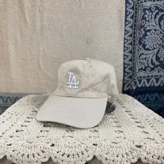 F MLB LAドジャース ビックロゴ 刺繍 ベースボールキャップ