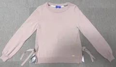 バーバリーブルーレーベル ニット ピンク サイドリボン レディース