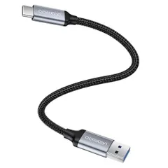 【数量限定】0.2M ケーブル 最大3A ケーブル USB-A タイプC 1本 to 短い USB-C 20cm 20センチ C 高耐久ナイロン編み Type USB-C USB 機器に対応 aceyoon
