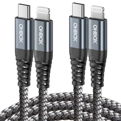 【人気商品】C Lightningケーブル USB ナイロン編み 急速充電 MFi認証 PD対応 20W タイプC Type C to 充電ケーブル ライトニングケーブル iPhone iPhone 14 13 ライトニングケーブル 12 Pro Max 2本