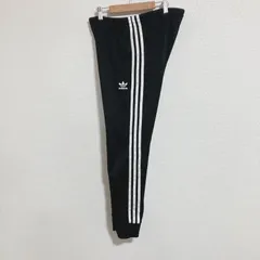 【ロゴ刺繍】adidas アディダスオリジナルス　ジャージパンツ　黒　S