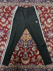 (XS) アディダス オリジナル SST トラックパンツ ブラック 黒白