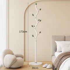 高さ 173cm 衣類ラック 樹木型デザイン コート・ロングスカート対応