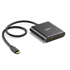 【人気商品】HDMI 拡張 HDMI 2in1 4K@60Ｈz 変換アダプター デュアル hdmi 分配器 C 拡張モード対応 Hdmi アダプター USB 複製モード 在宅勤務