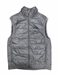 patagonia 14年製 ナノパフベスト グレー プリマロフト キルティング